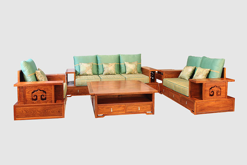 郴州中式实木沙发简直太美了
